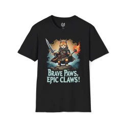 Brave Paws, Epic Claws! T-Shirt