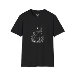Floral Cat T-Shirt